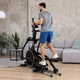 Орбитрек переднеприводный Hop-Sport HS-250CF Jucon Black-Gold Складной Шаг 43 см - изображение 3