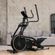 Орбитрек переднеприводный Hop-Sport HS-250CF Jucon Black-Gold Складной Шаг 43 см - изображение 9