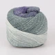 Laines du Nord Poema Cashmere, Морозний аквамарин №102, пряжа з альпаки та вовни, 100 г / 500 м, для в'язання шарфів, снудів, светрів, кардиганів - зображення 2