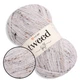 YarnArt Tweed, Світло-сірий №220 - 100 г / 280 м, твідова напіввовняна пряжа, для в'язання спицями та гачком - зображення 1