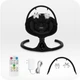 Заколисуючий центр гойдалка MoMi Kenani Onyx Black для новонароджених дітей електронна гойдалка шезлонг для немовлят гойдалка дитяча для малюків від народження дитячий шезлонг з перших днів життя - зображення 8