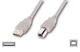 Кабель USB 2.0 AM — USB BM, 5 м, білий, Atcom, феритовий фільтр (10109) - зображення 2