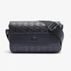 Сумка через плече Лакоста Monogram Leather Flap Close Satchel Black - зображення 1