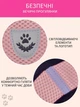 Шлейка для собак мелких и средних пород и для кошек с поводком прогулочная VMHouse шлея анатомическая регулируемая для дрессировки щенков и взрослых животных со светоотражающеей нашивкой размер M розовый (0099-0013) - изображение 7