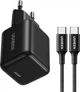 Ładowarka sieciowa Ugreen Nexode N Series X513 30W GaN 1x USB-C + kabel USB-C 1 m Black (6941876260126) - obraz 1