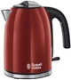 Електрочайник Colours Plus 1.7л, метал, червоно-чорний Russell Hobbs (kuh0015302) - зображення 2