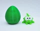 Сюрприз яйцо + Фигурка Ам Ням 5х6см малыш в яйце монстрик Om Nom Cut the Rope амням нямням зеленый - изображение 5