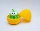 Сюрприз яйцо + Фигурка Ам Ням 5х6см малыш в яйце монстрик Om Nom Cut the Rope амням нямням желтый - изображение 2