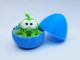 Сюрприз яйцо + Фигурка Ам Ням 5х6см малыш в яйце монстрик Om Nom Cut the Rope амням нямням синий - изображение 2