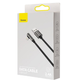 Кабель USB Lightning BASEUS CALCS-01 Legend Elbow 2,4A 1м чорний - изображение 4