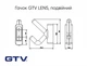 Мебельный крючок GTV LENS двойной, золото матовое - изображение 2