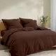Підковдра Cosas Двоспальна Ранфорс 180x220 COCOA BROWN (4822052389034) - зображення 2