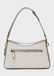 Сумка жіноча GUESS Ginevra Logo Elite, біла - зображення 3