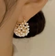 Жіночі сережки "Човен" 2.3 см jewelry Білі - зображення 5