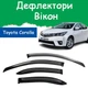 Дефлекторы боковых окон Toyota Corolla XI (E180) Тойота Королла 11 седан 2013-2019 ветровики - изображение 1