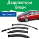 Дефлекторы боковых окон Opel Corsa D Опель Корса 5 дверей 2006- ветровики - изображение 1