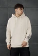 Мужской Худи Staff Бежевый Оверсайз С Принтом Змея И Цветы Staff Snake & Flowers Oversize XXL (376068) - изображение 2