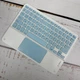 Чохол з клавіатурою та мишкою FegishCase Apple iPad 11 (2025) A16 Ukrainian keyboard, Blue - зображення 5