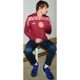 Спортивный костюм Joma CHAMPION VIII бордово-темно-синий 2XL 104201.673 - изображение 8