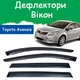Дефлектори бічних вікон Toyota Avensis III Тойота Авенсіс 3 седан 2009-2018 вітровики - зображення 1
