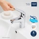 Змішувач для раковини Grohe QuickFix Swift M 24326001 - зображення 2