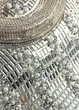 Сумка- трапеція вечірня зі стразами та скляною тасьмою срібляста Charm Chic 21-884 - зображення 5