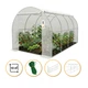 Садова теплиця парник LEOBRO Garden 10м2 White MultiDoor (LB-G112-WHT) - зображення 1