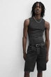Шорти Zara Straight Fit вугільний чорний 8062/480/822 36 - изображение 6