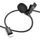 Петличний мікрофон Hoco L14 Lightning 2m Black [136291] - зображення 2
