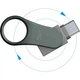 USB флеш-накопитель Silicon Power Mobile C80 128GB USB-A + USB-C 3.2 Silver (SP128GBUC3C80V1S) [134979] - изображение 7