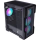 Корпус 1stPlayer T3-BK-4F1 Black [134427] - изображение 1