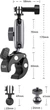 Зажим Telesin Aluminum Alloy Universal Handlebar Mount (GP-HBM-001) [83956] - изображение 3