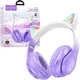 Наушники Hoco W42 Cat Ear Stereo Bluetooth Headphones Purple Grape [104195] - изображение 4