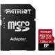Карта памяти Patriot LX microSDXC 128GB UHS-I U3 V30 A1 EP + SD adapter (PEF128GEP31MCX) [113857] - изображение 1