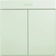Розумний вимикач двоклавішний з нульовою лінією Aqara Smart Wall Switch H1M Neutral MARS-Tech Green (ZNQBKG25LM) [107870] - зображення 1