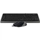 Комплект (клавиатура + мышь) A4Tech Fstyler F1010 Black/Grey [107932] - изображение 2
