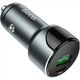 Автомобильное зарядное устройство Hoco Z42 Light Road PD20W + QC3.0 Gray [110007] - изображение 4