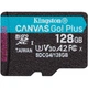 Карта памяти Kingston microSDXC Canvas Go! Plus 128GB Class 10 UHS-I U3 V30 A2 + SD адаптер (SDCG4/128GB) [141531] - изображение 4