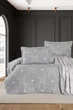 Муслиновое покрывало с наволочками First Choice Blooming 240 х 260 см Montela Grey - изображение 1