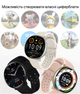 Смарт годинник жіночий Lemfo HD21 Gold (дзвінки, пульсометр, компас) AMOLED - зображення 7