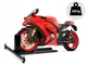 Stojak motocyklowy Humberg 4703 MT3 pod przednie koło Czarny (5903890600785) - obraz 2