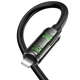 Дата кабель Hoco U143 Joy 4in1 USB to Lightning/Type-C to Type-C 240W (1.2m) Black - изображение 6
