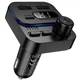 Автомобильное зарядное устройство FM модулятор Borofone BC61 Ocean 45W (1USB-A/1C) Black - изображение 1