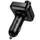 Автомобильное зарядное устройство FM модулятор Borofone BC61 Ocean 45W (1USB-A/1C) Black - изображение 6