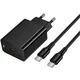 Блочок hoco. CS93A Leader PD 20W USB-C, швидка зарядка, кабель Type-C to Type-C, Black - зображення 2