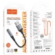 Перехідник Hoco LS36 Fresh USB to 3,5 AUX Black - зображення 5