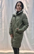 Женская демисезонная куртка Max Mara (Vivilona) 2602 Оливковый, M - изображение 2