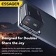 Power bank ESSAGER 20000mAh 65W быстрая зарядка PD3.0+CQ3.0 USB Type-C для смартфонов ноутбуков - изображение 15