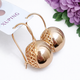 Серьги Xuping Jewelry длина 3.2см ширина 1.9см медзолото позолота 18Кс1042 - изображение 1