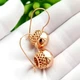 Сережки Xuping Jewelry довжина 3см ширина-1.5см медичне золото позолота 18К с1039 - зображення 3